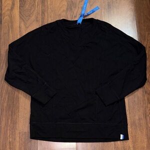 KIT AND ACE  Mens V neck black sweatshirt - large
